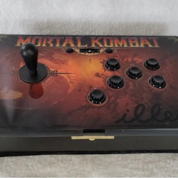 Mortal Kombat Tournament Edition Arcade Joystick Works- Playstation